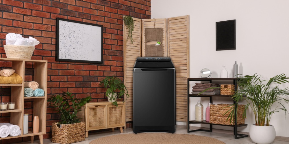 Máy Giặt Aqua AWM16-B2158L(B) mang lại vẻ sang trọng cho không gian nội thất