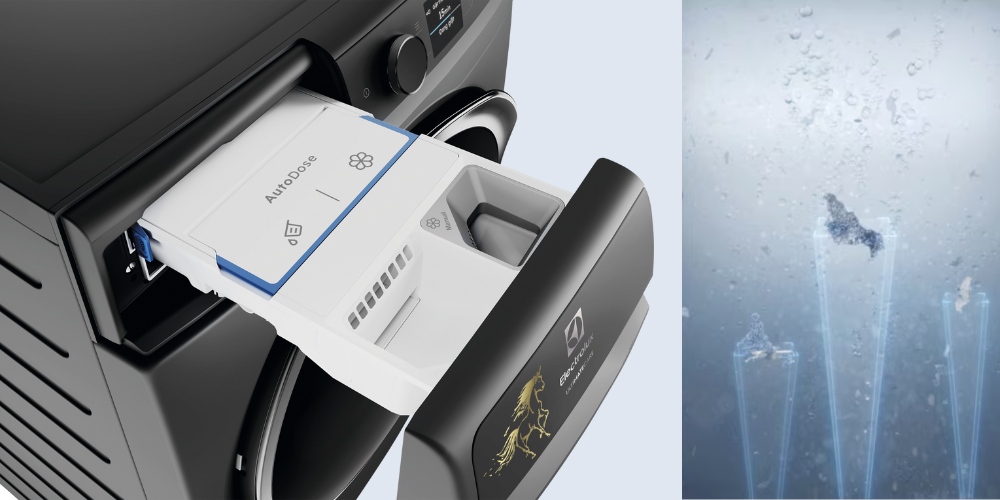 Máy Giặt Electrolux EWF1142R9SC phân bổ nước giặt - xả