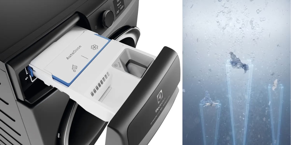 Máy Giặt Electrolux EWF1342R9SC tự động phân bổ nước giặt xả