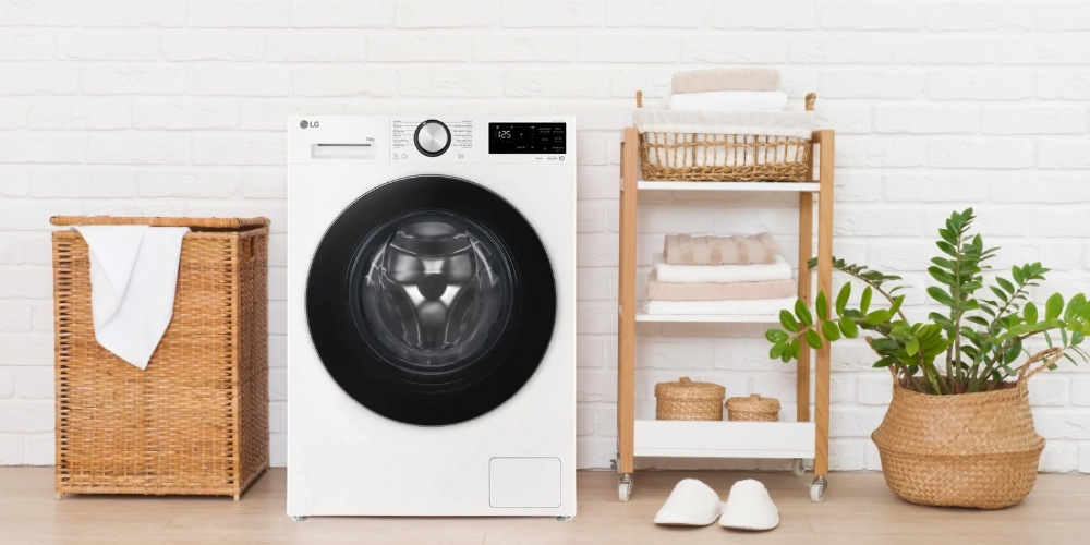 Máy Giặt LG FX1410N5W đẹp mắt với gam màu trắng sang trọng