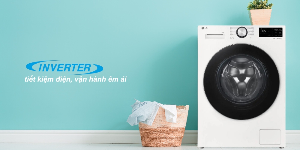 Máy Giặt LG FX1410N5W vận hành ổn định, tiết kiệm điện