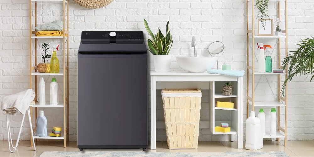 Máy Giặt LG Inverter 16 Kg T2516DX5G cửa trên, màu đen thanh lịch