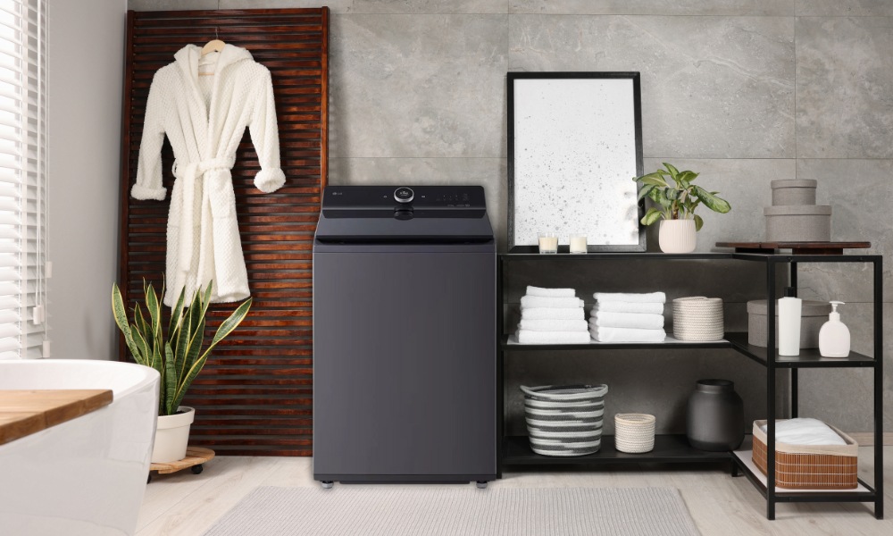 Máy Giặt LG Inverter 25 Kg TX2725AT9G có thiết kế dạng lồng đứng