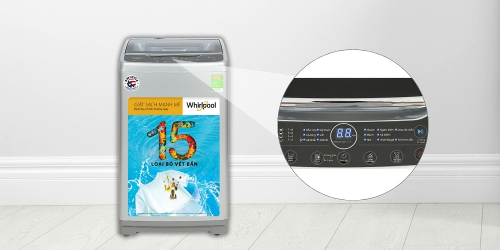 Máy giặt VWVC9502FS được tích hợp chương trình giặt hiện đại, đa dạng lựa chọn