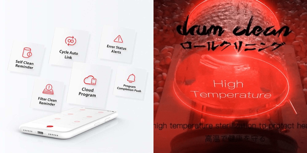 TW-T21B120UWV(MG) điều khiển từ xa với ứng dụng TSmartLife và vệ sinh lồng giặt