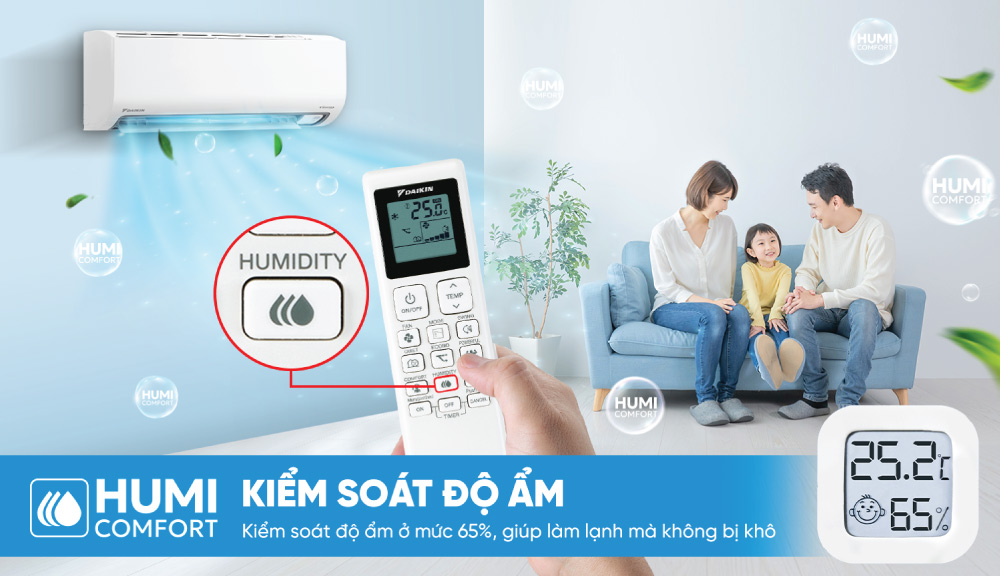 Công nghệ kiểm soát độ ẩm giúp làm lạnh mà không bị khô