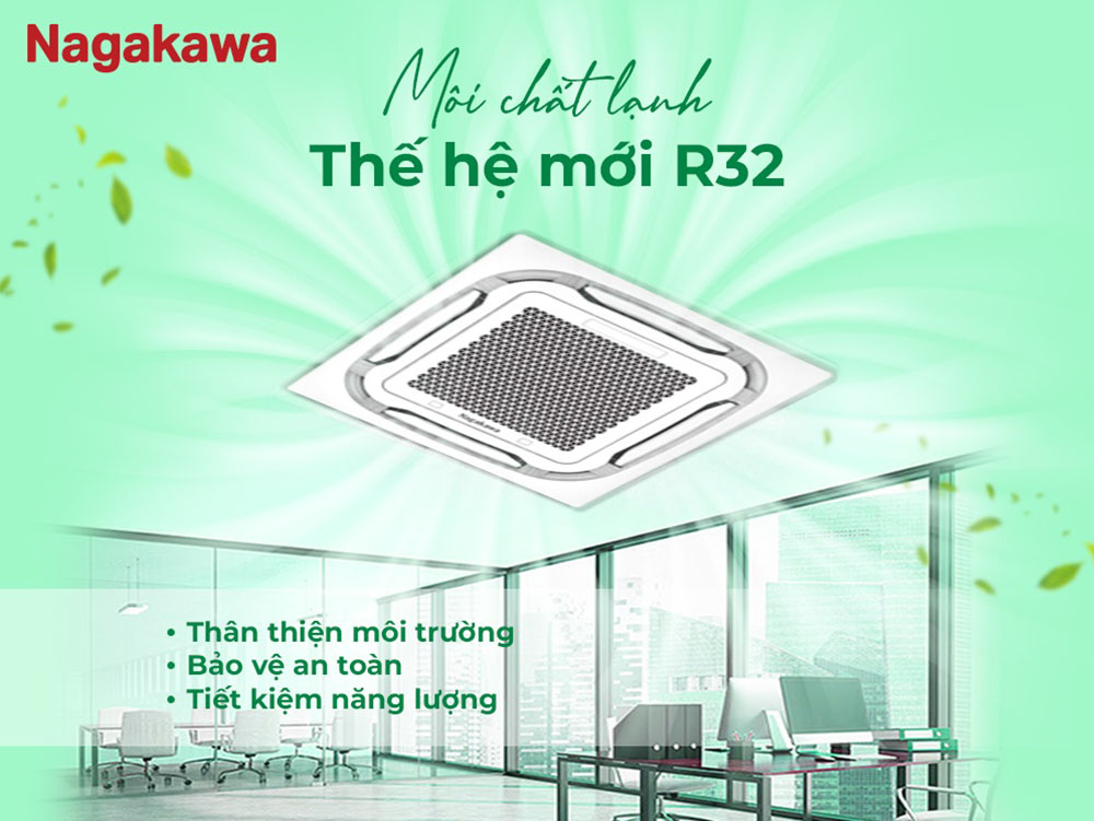 Máy lạnh Nagakawa NIT-C50R2U35 dùng môi chất lạnh R32