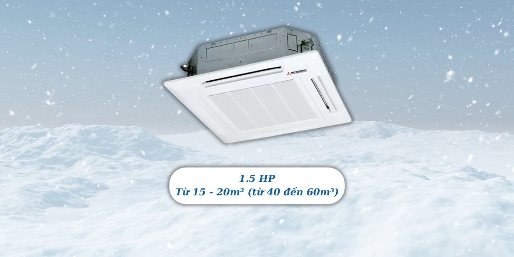 Máy Lạnh Mitsubishi FDT40YA-W5 phù hợp phòng từ 15 - 20m²