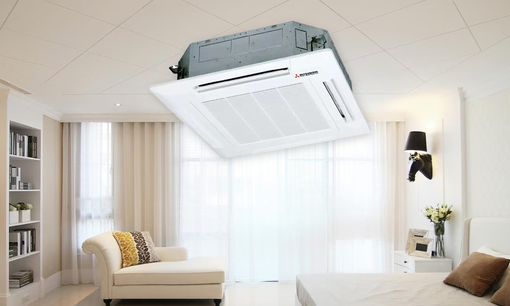 Máy Lạnh Âm Trần Mitsubishi Heavy FDT140YA-W5 có thiết kế hiện đại