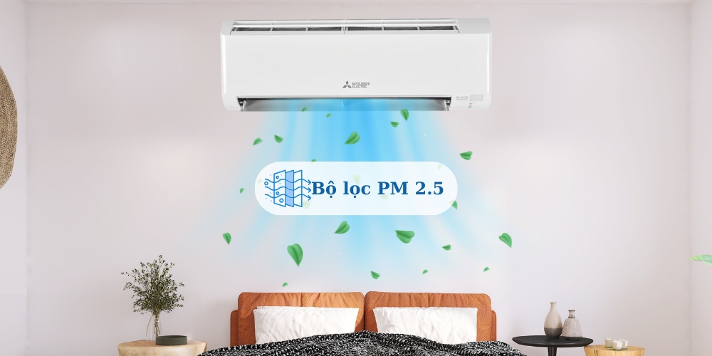 Máy Lạnh Mitsubishi Electric MSY/MUY-JY50VF trang bị bộ lọc PM 2.5