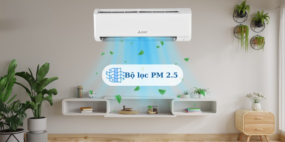 Máy lạnh Mitsubishi Electric MSY/MUY-JY35VF tích hợp bộ lọc PM2.5