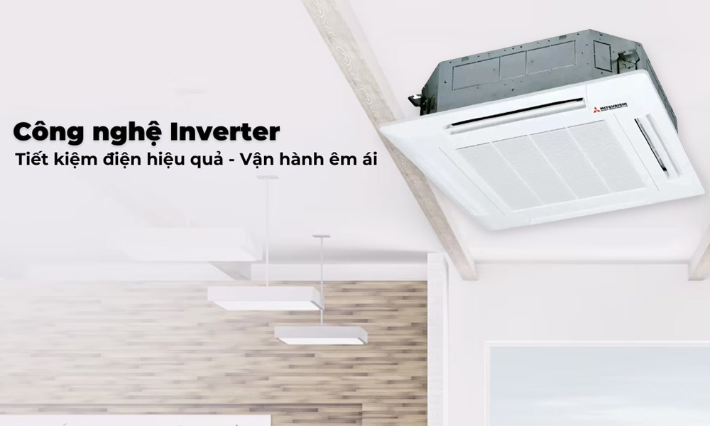 Máy Lạnh Âm Trần Mitsubishi Heavy DT100YA-W5 giảm hóa đơn tiền điện