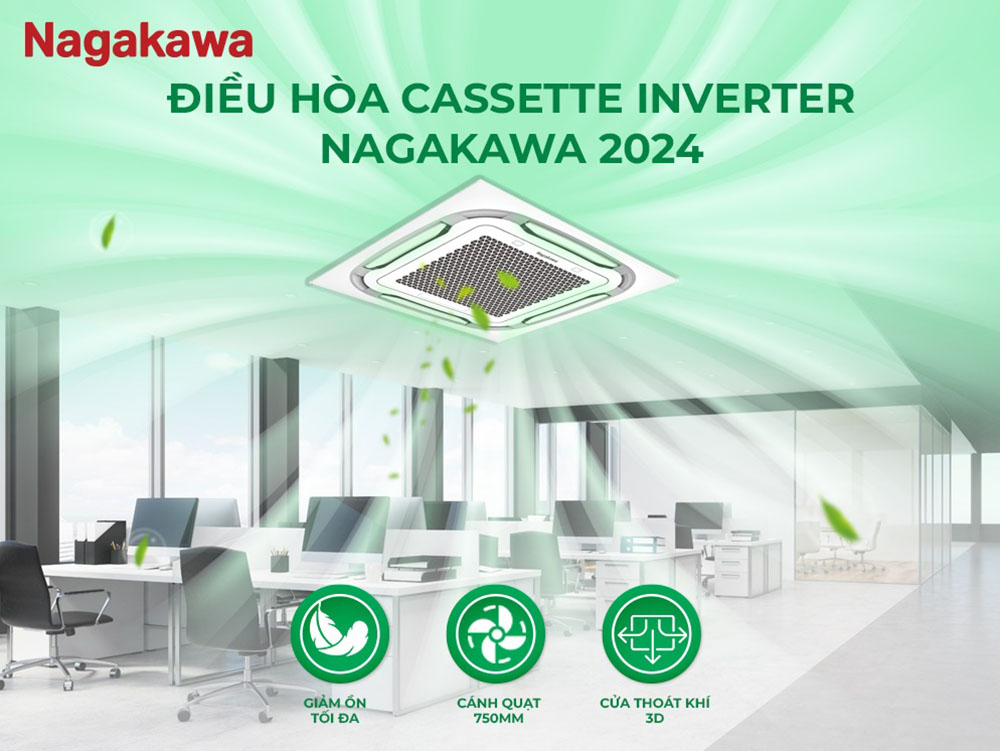 Máy Lạnh Âm Trần Nagakawa NIT-C18R2U35 thiết kế tối ưu