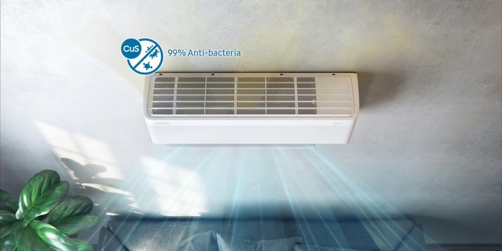 Máy lạnh Samsung AR24CYFCAWKNSV trang bị bộ lọc Copper Anti-bacteria Filter