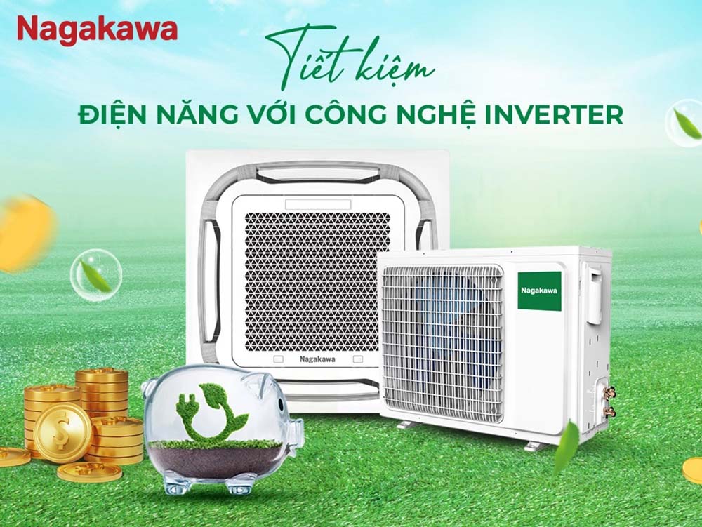 Máy Lạnh Âm Trần Nagakawa NIT-C18R2U35 với công nghệ Inverter
