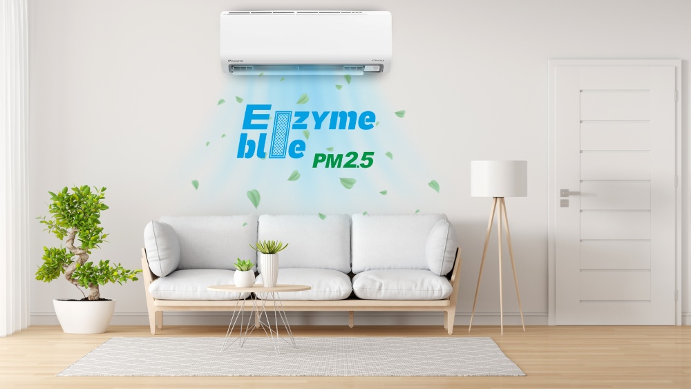 Bộ đôi phin lọc Enzymeblue kết hợp PM2.5 duy trì không gian trong lành