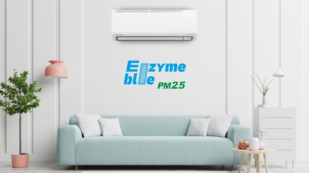 Phin lọc Enzymeblue kết hợp PM 2.5 duy trì không gian phòng trong lành