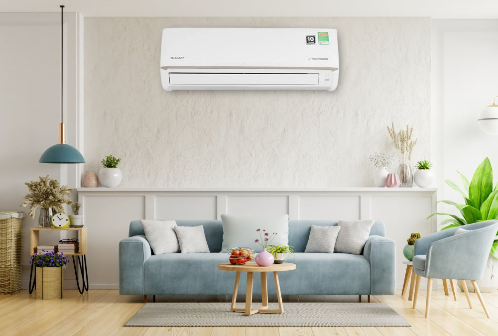 Máy Lạnh Sharp Inverter 1.5 Hp AH/AU-X13CEWC có thiết kế thanh lịch