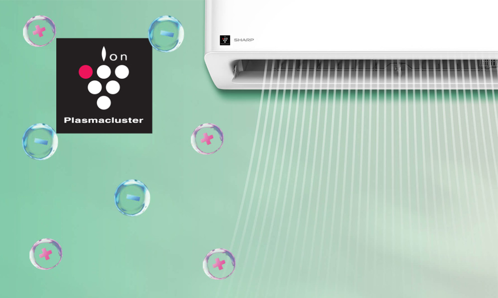 Máy Lạnh Sharp AH-XP13CMW tích hợp công nghệ Plasmacluster Ion
