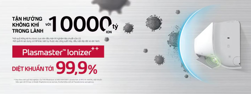 Công nghệ tạo ion lọc khí Plasmaster Ionizer++