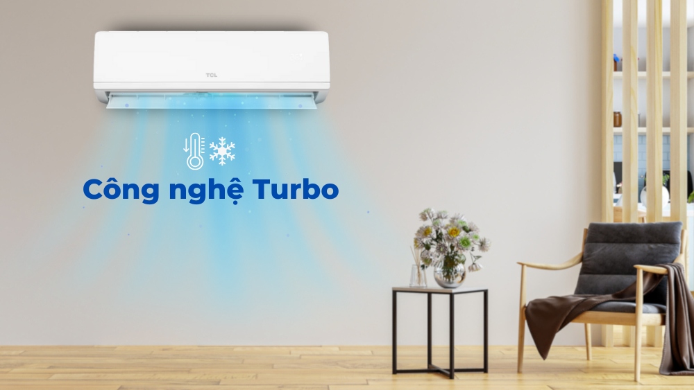 Công nghệ Turbo làm lạnh nhanh chóng và hiệu quả