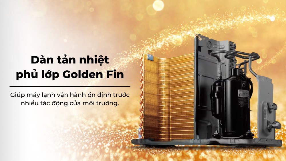 Dàn tản nhiệt được phủ lớp Golden Fin