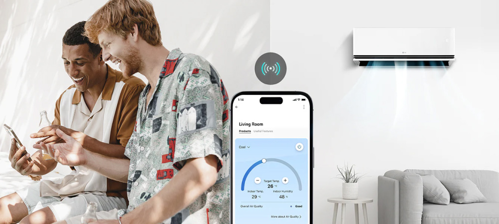 Kết nối wifi, điều khiển máy lạnh từ xa