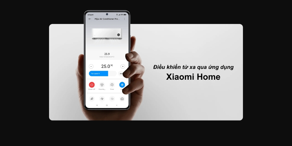Điều khiển máy lạnh Xiaomi qua ứng dụng Xiaomi Home