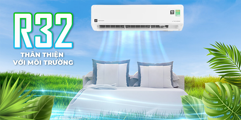 Sử dụng gas R-32 thân thiện với môi trường