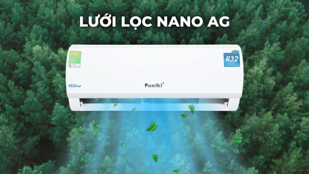 Lưới lọc Nano Ag duy trí không khí trong lành