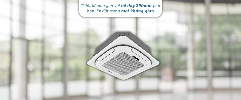 Máy lạnh âm trần Nagakawa NT-C50R1T20 sở hữu kiểu dáng vuông