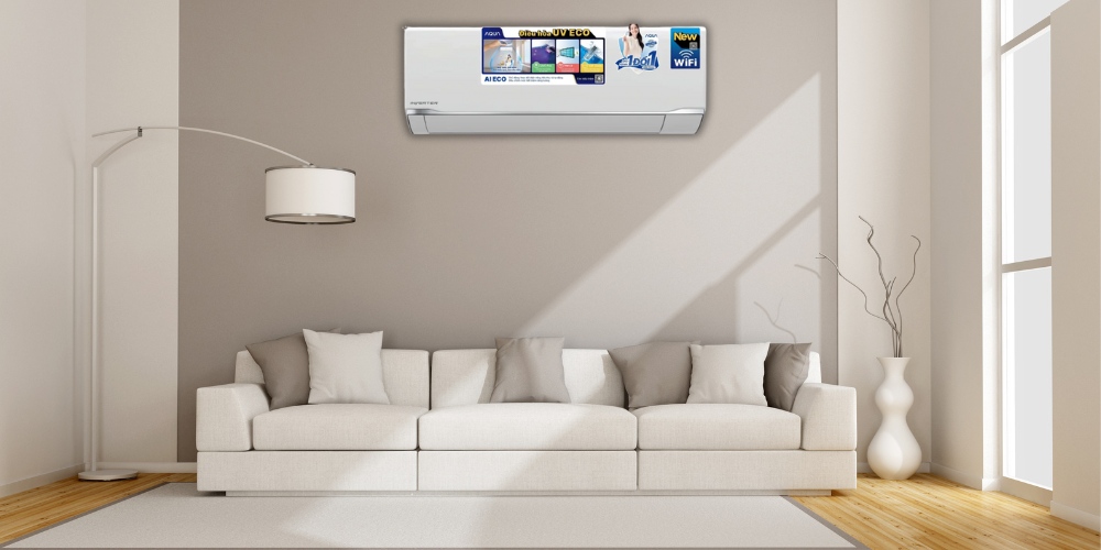 Máy Lạnh AQUA Inverter 2.5 Hp AQA-RV24TA được kiểu dáng thanh lịch