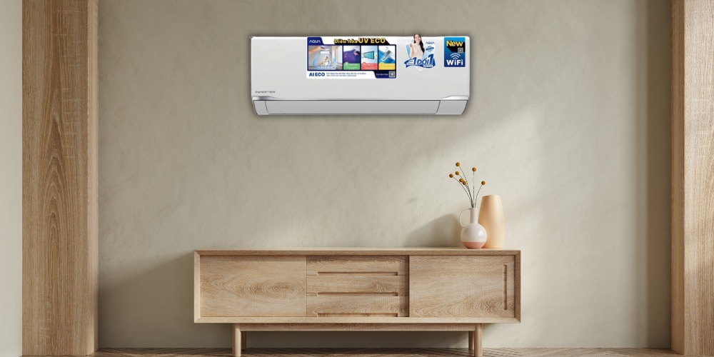 Máy Lạnh AQUA Inverter 2 Hp AQA-RV18TA sở hữu thiết kế tối giản