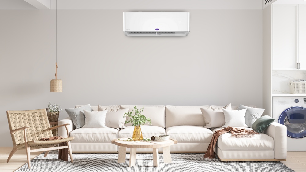 Máy Lạnh Carrier 1.5 HP phù hợp với không gian tương đối rộng