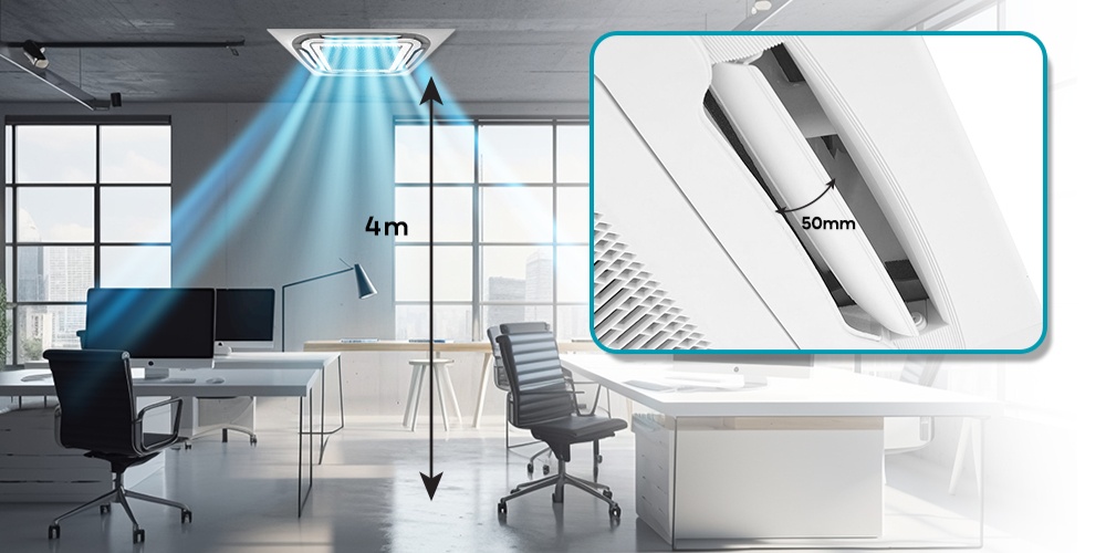 Máy lạnh Casper âm trần cho luồng khí mạnh mẽ