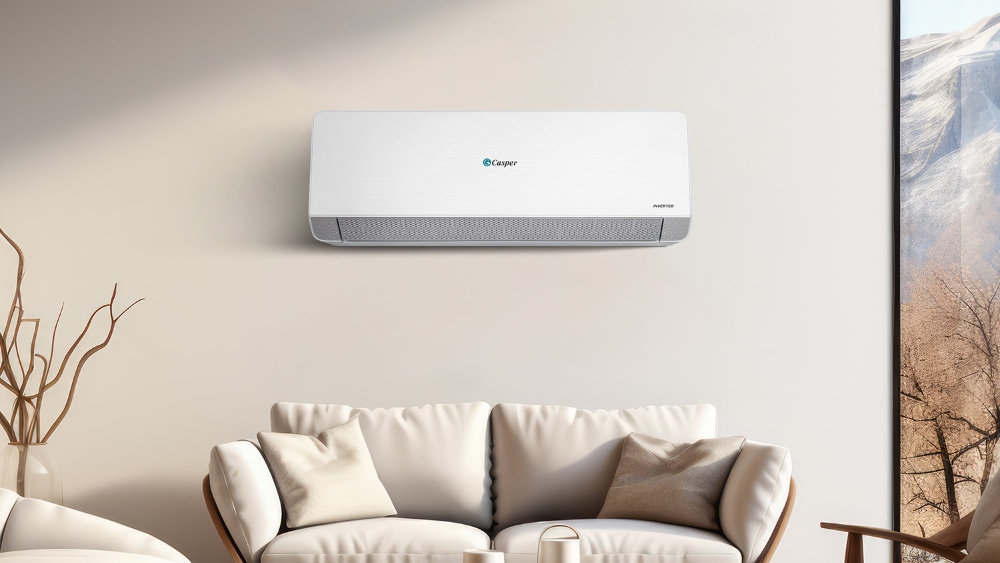 Máy lạnh Casper Inverter tiết kiệm điện năng, vận hành êm ái
