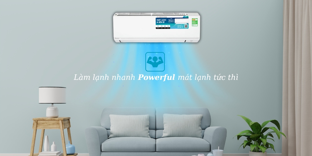 Máy Lạnh Daikin 1.5 Hp FTF35XAV1V mát lạnh tức thì