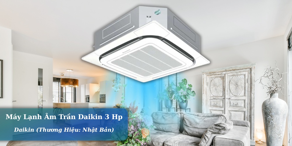 Máy Lạnh Daikin 3 Hp FCNQ26MV1 / RNQ26MV19 làm mát nhanh và mạnh mẽ
