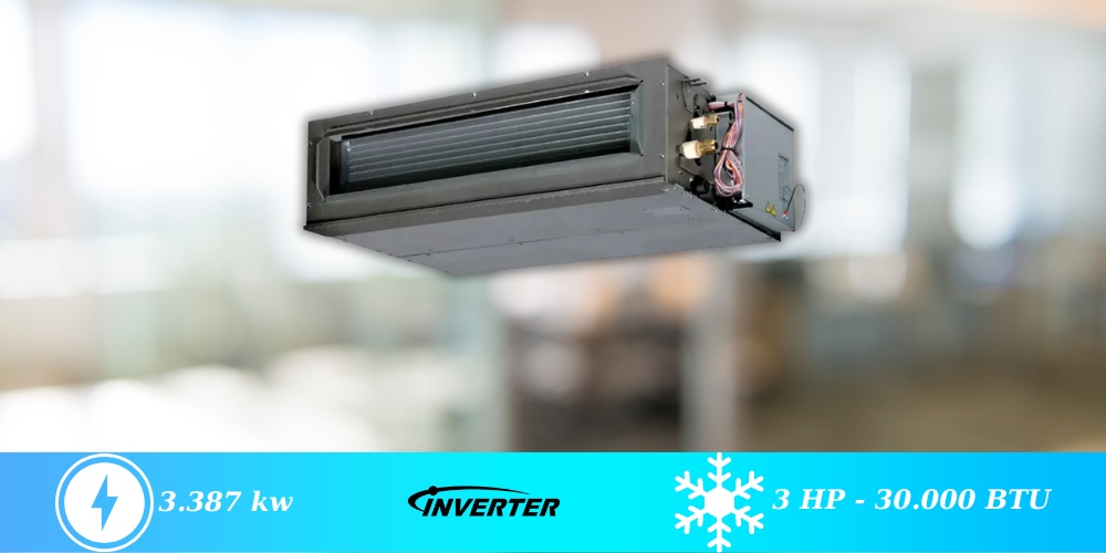 Máy Lạnh Giấu Trần Nối Ống Gió Aqua Inverter 3 Hp hạn chế tiêu hao điện năng