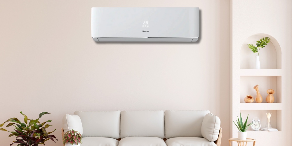 Máy Lạnh Hisense 1Hp AS-10CR4RYDDJ02 gam màu trắng tối giản