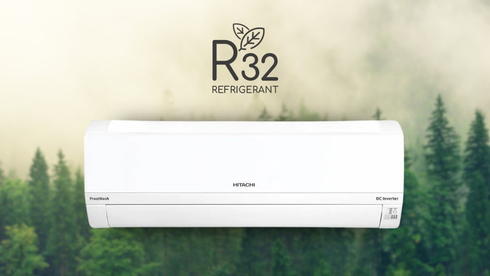 Máy lạnh Hitachi Inverter sử dụng gas R32