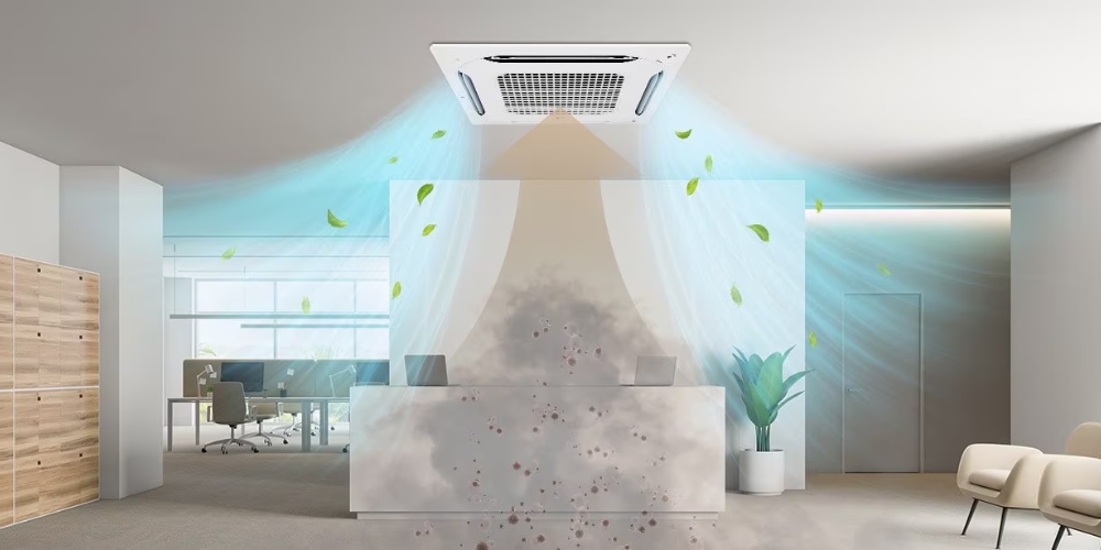 Máy lạnh LG âm trần trang bị bộ lọc sơ bộ có tuổi thọ cao