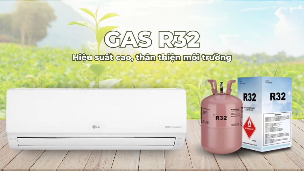 Gas R32 thân thiện môi trường, góp phần tiết kiệm điện