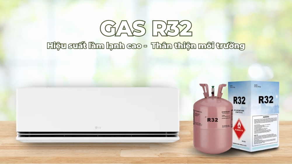 Gas R32 thân thiện với môi trường, góp phần tiết kiệm điện