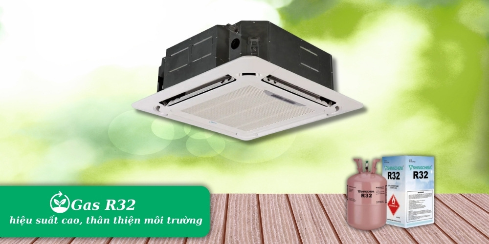 Máy Lạnh Midea MCD1-28CRN8 dùng gas R32 thân thiện môi trường