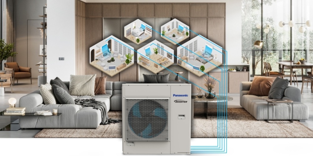 Máy lạnh Multi tiết kiệm không gian