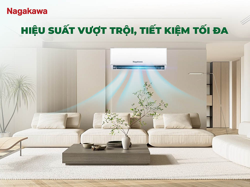 Máy Lạnh Nagakawa NIS-C12R2U51 sở hữu thiết kế nhỏ gọn, hiện đại