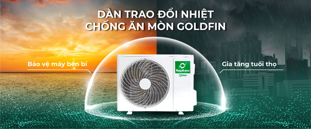 Dàn trao đổi nhiệt phủ lớp chống ăn mòn Golden Fin