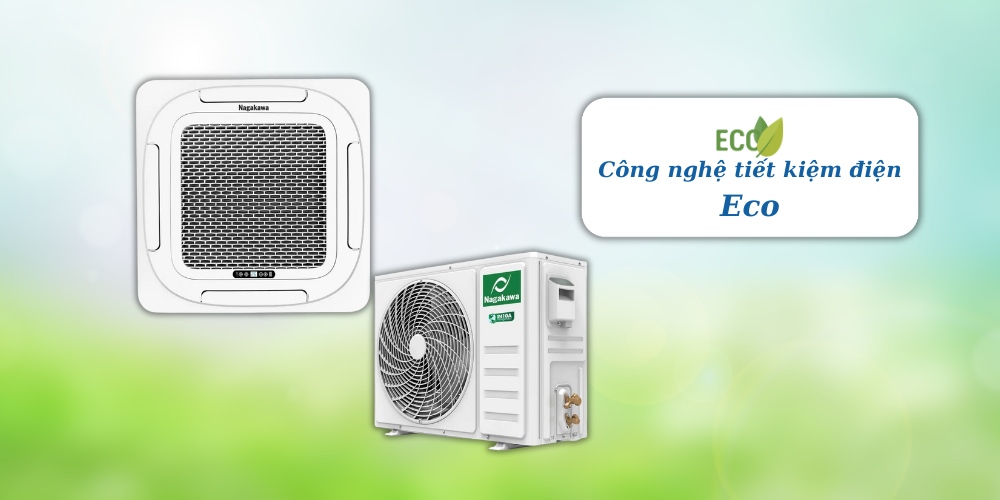 Máy lạnh Nagakawa NT-C18R1T20 tiết kiệm điện với Eco