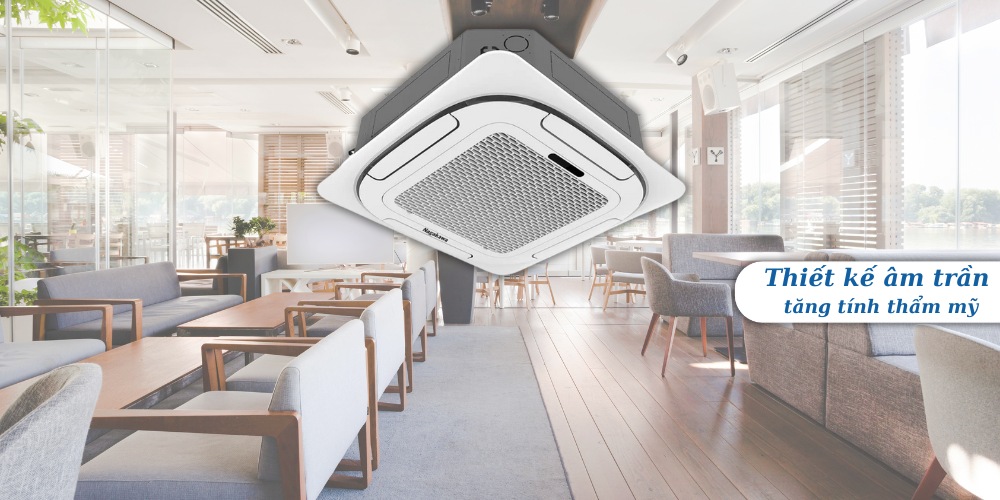Máy Lạnh Nagakawa NT-C28R1T20 được thiết kế hình vuông